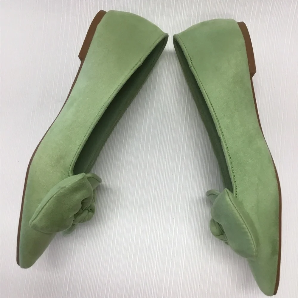 Bamboo Soft Green Flats - Picture 4 of 6